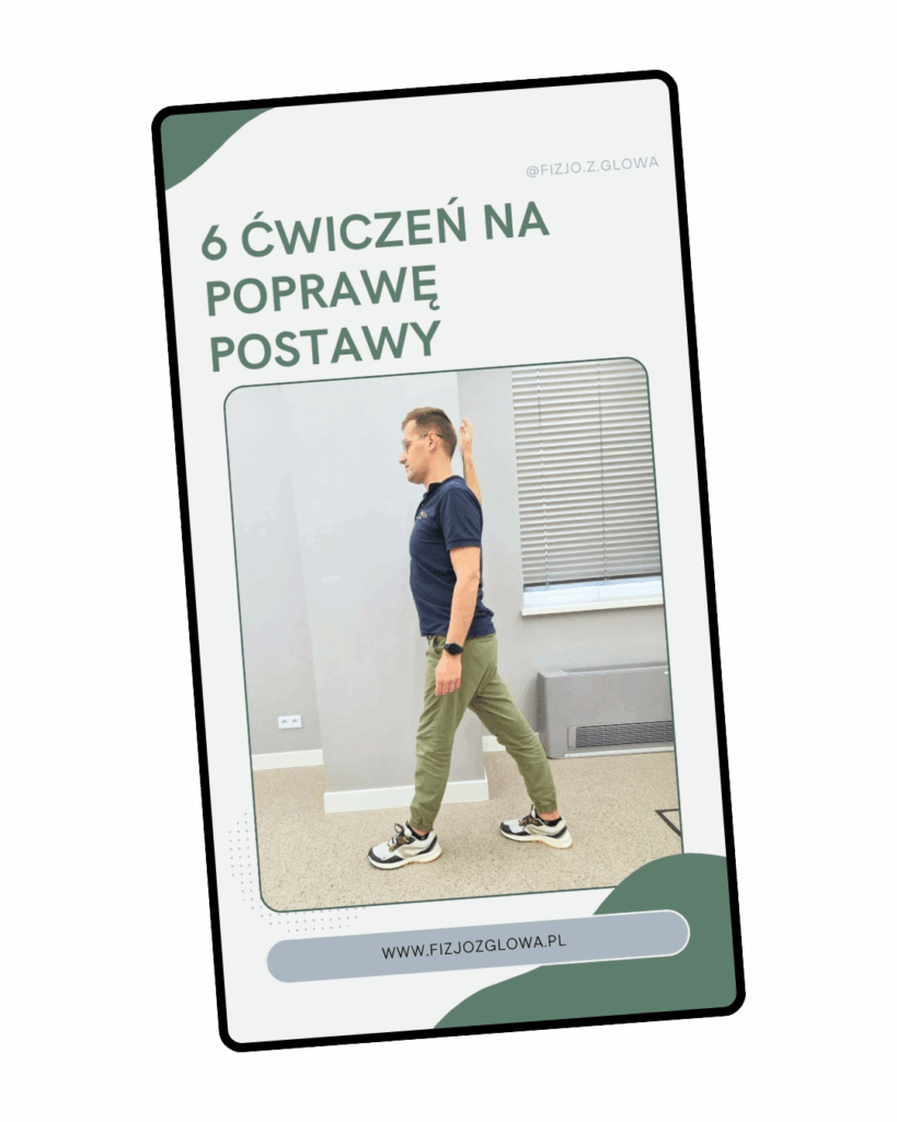 Okładka darmowego ebooka 6 ćwiczeń na poprawę postawy