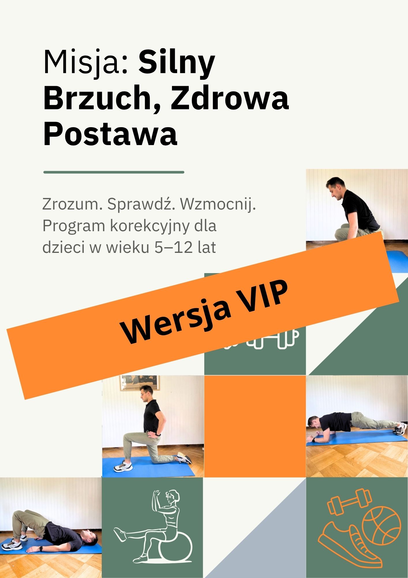 Misja Silny Brzuch, Zdrowa Postawa, Okładka VIP