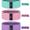 taśmy materiałowe fabrib mini hip band zielony różowy fioletowy opór