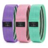 taśmy materiałowe fabrib mini hip band zielony różowy fioletowy