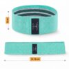 taśmy materiałowe fabrib mini hip band szary zielony czarny wymiary